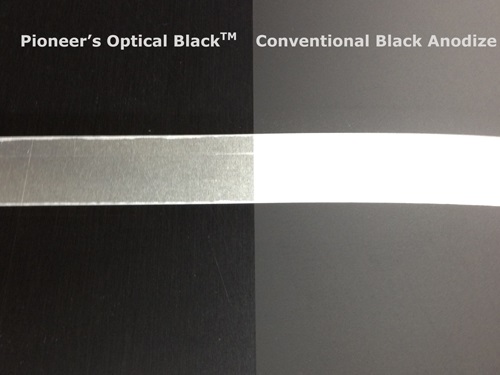 Proprietary metal Finishing Services Optical Black