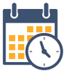 calendar and clock icon