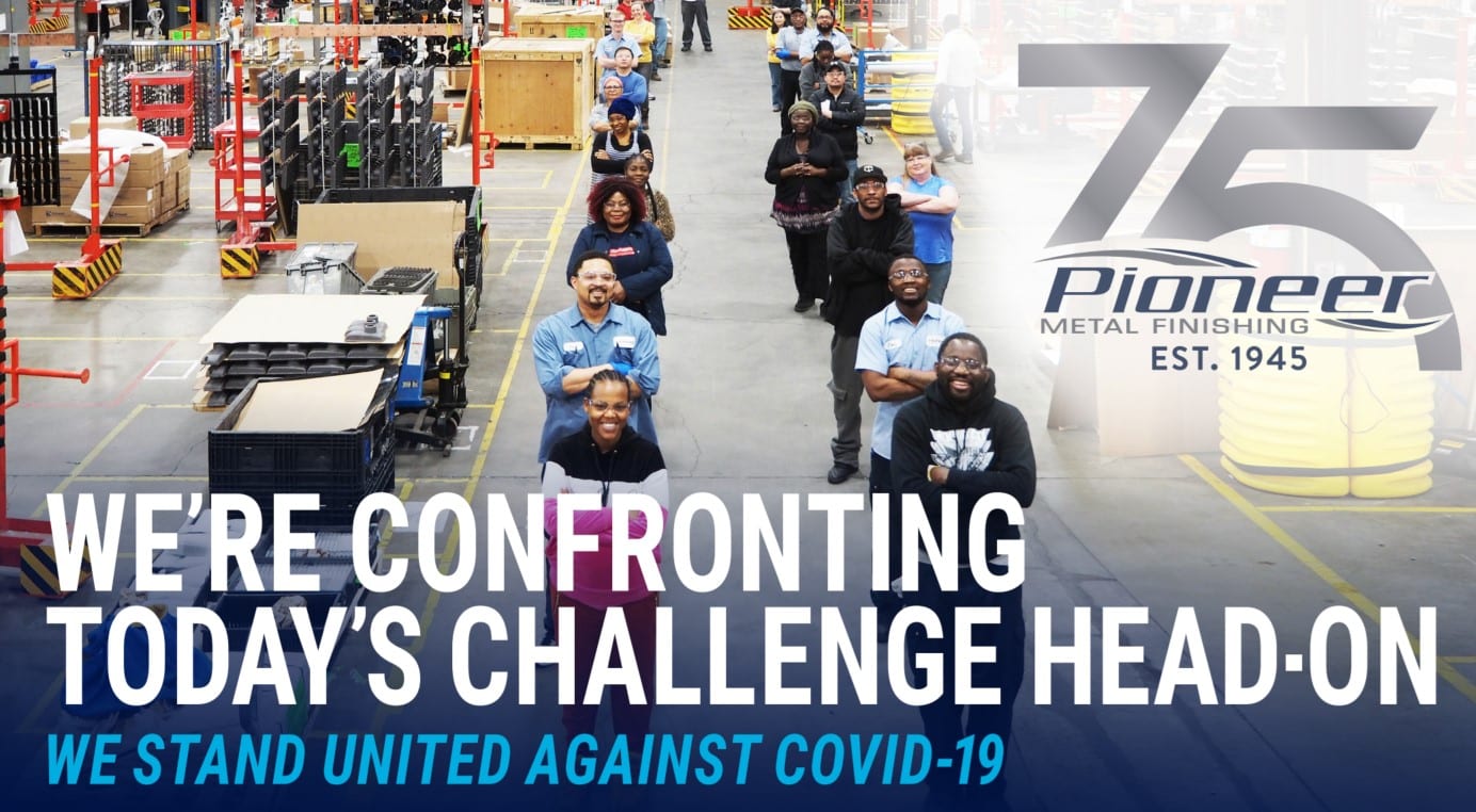 pioneer metal finishing against covid 19