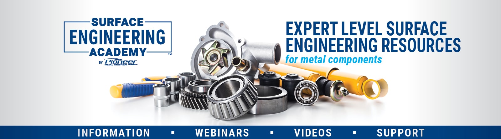 surface engineering academy and various parts