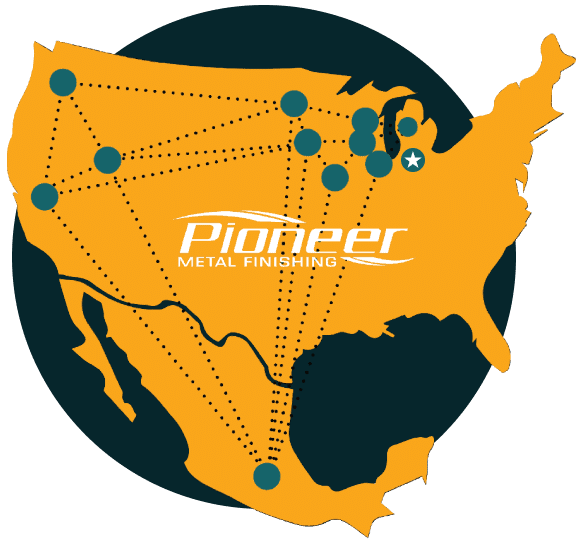 pioneer metal finishing locations